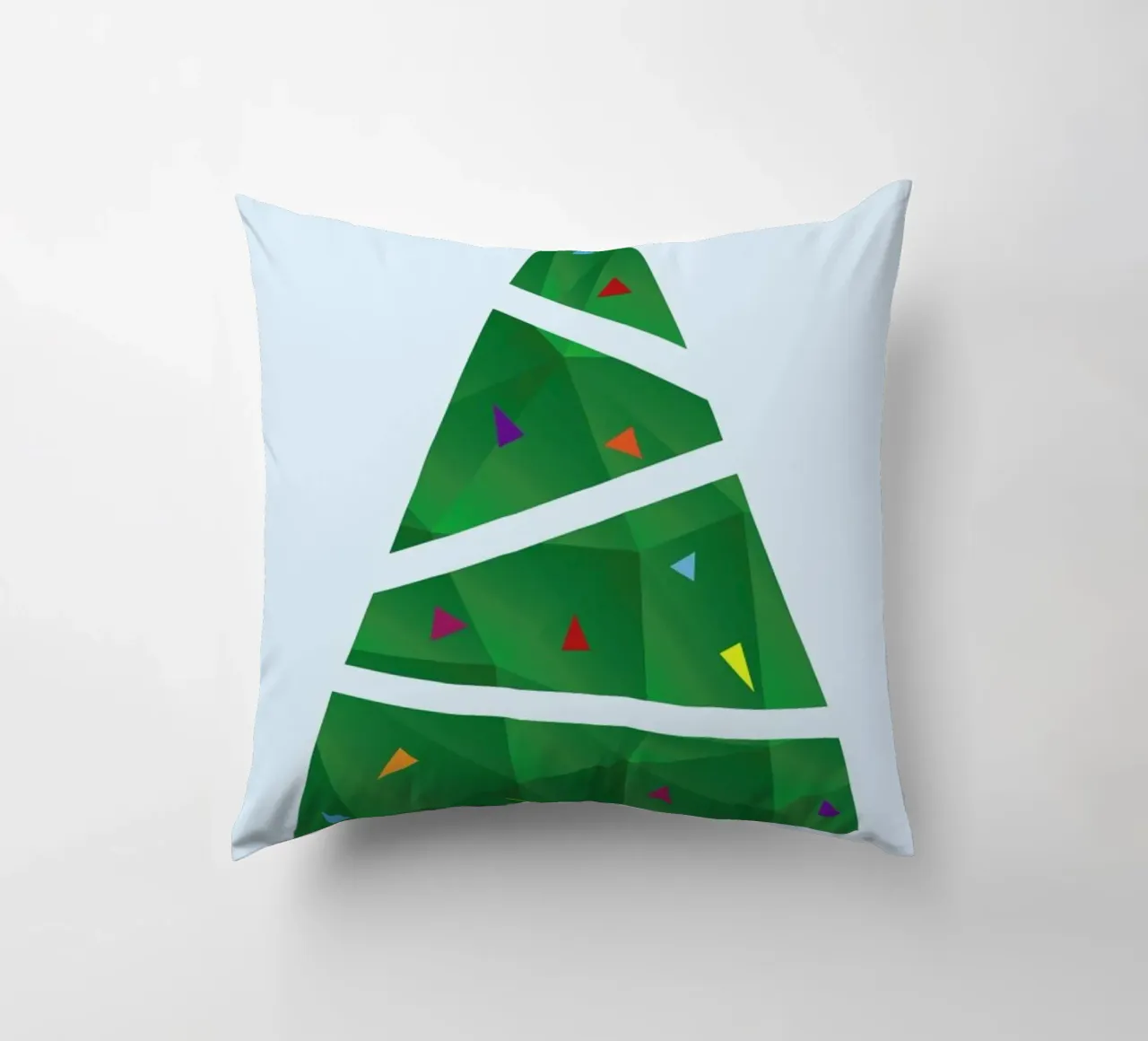 Geometric Christmas Tree cuscino da The Native State
