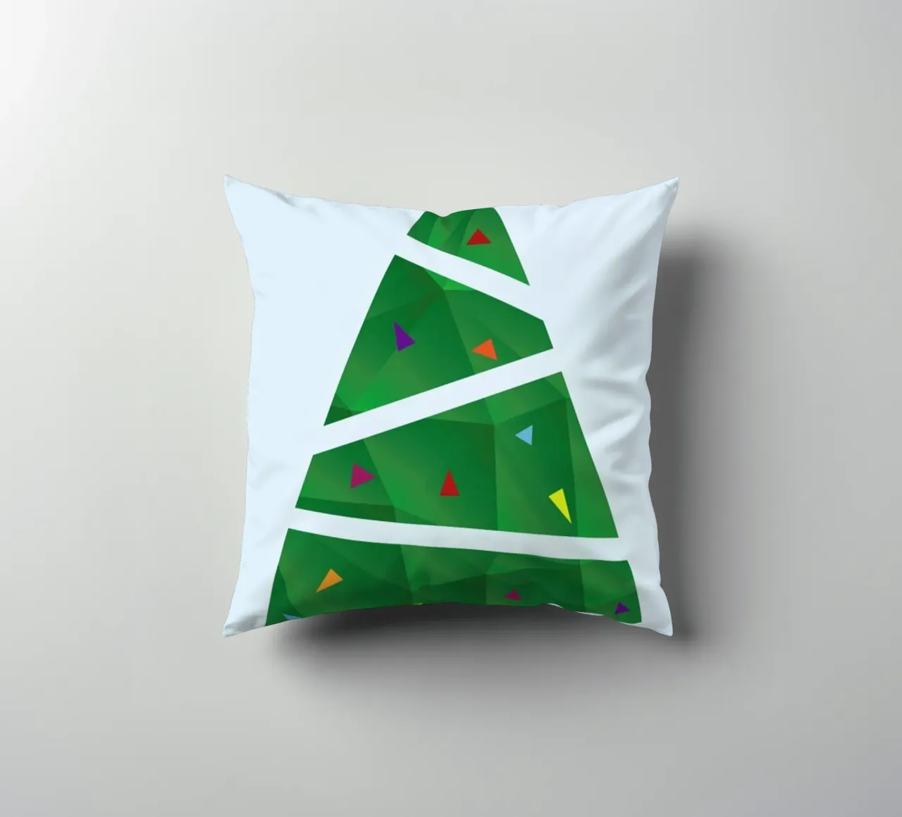 Geometric Christmas Tree cuscino da The Native State