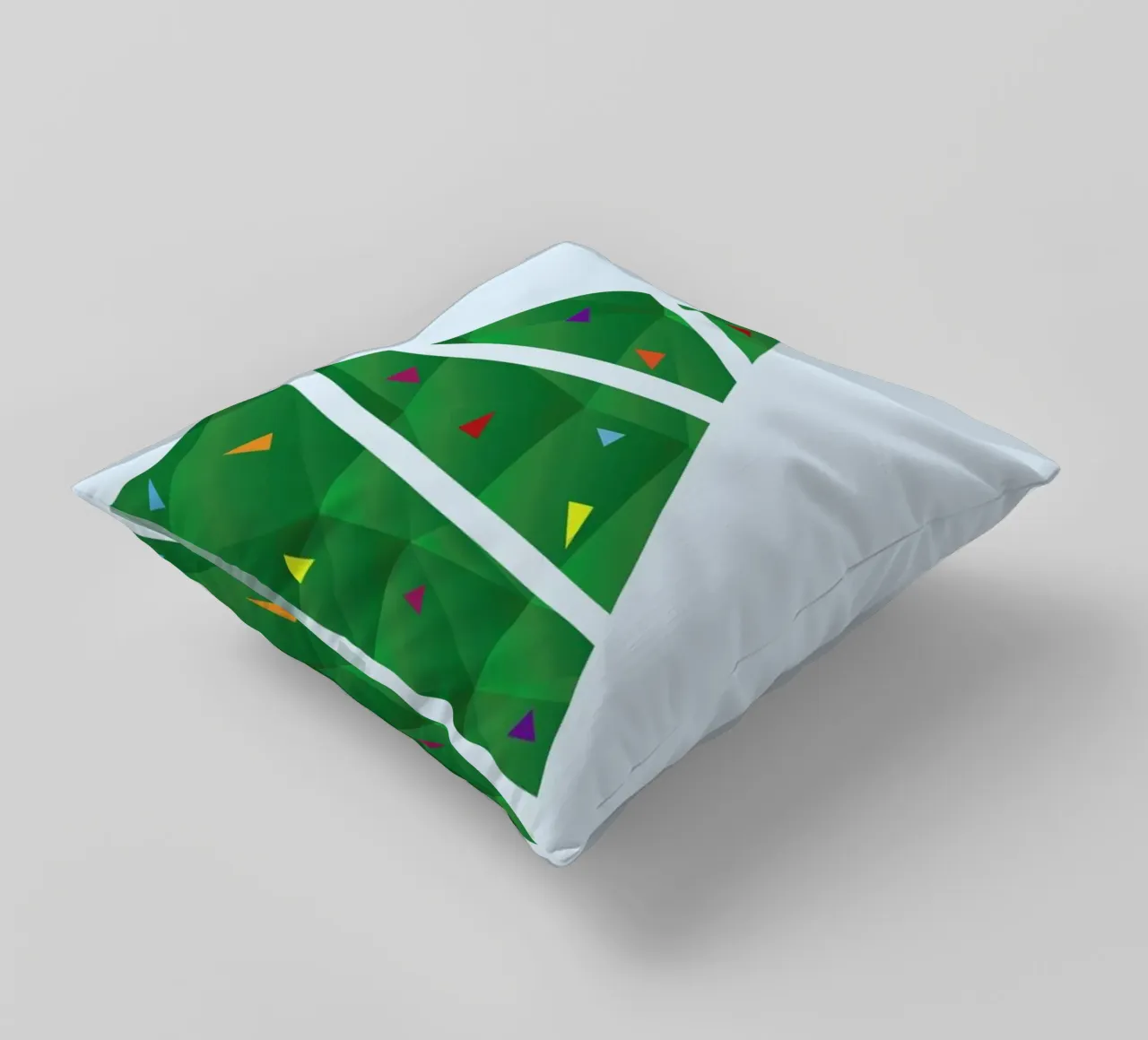 Geometric Christmas Tree cuscino da The Native State
