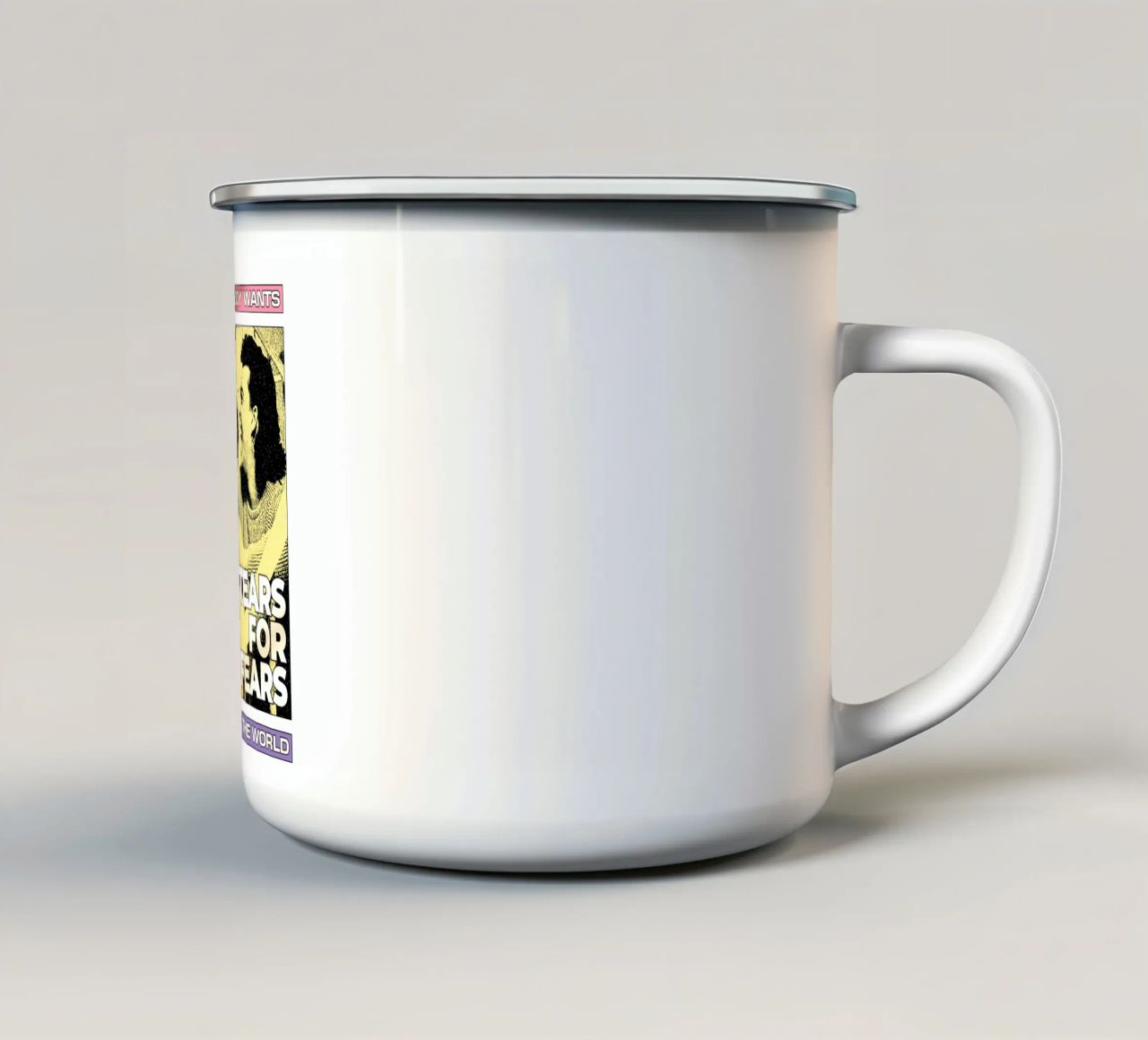 Tears For Fears tazza in smalto da Rigour Std