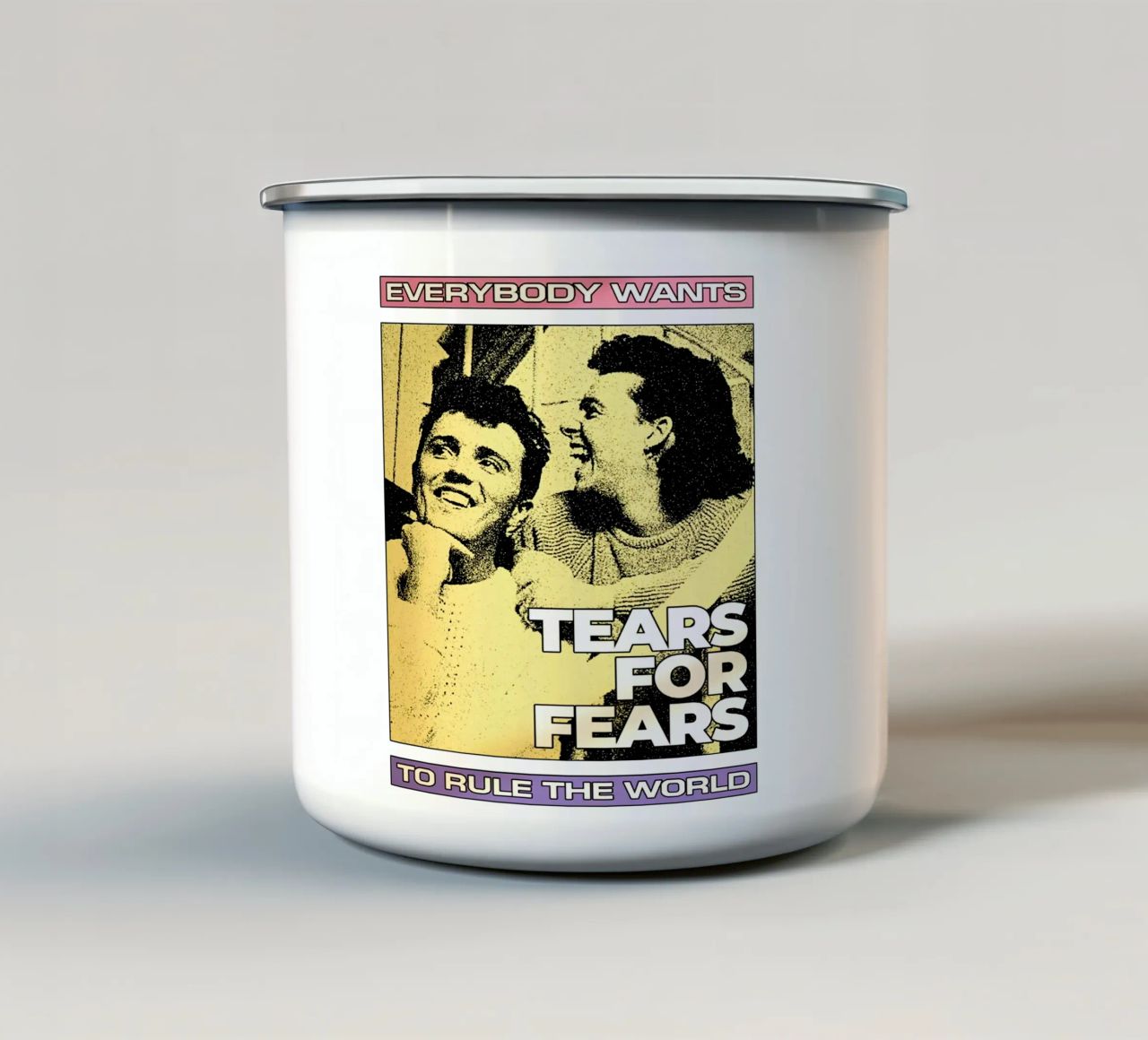 Tears For Fears tazza in smalto da Rigour Std