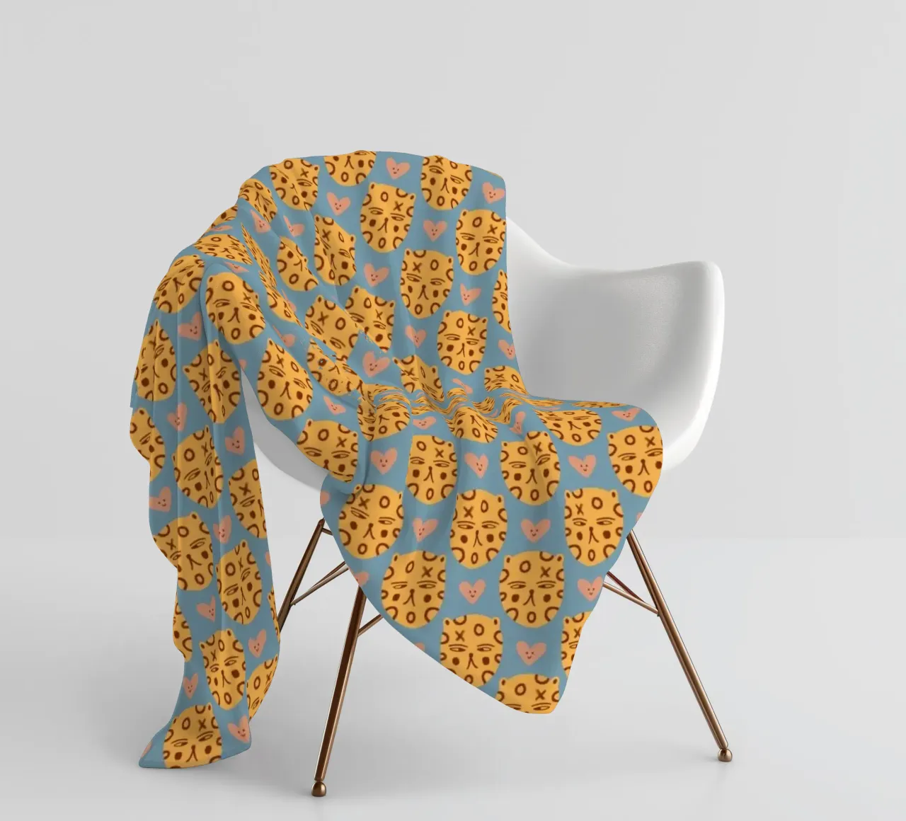 Tiger Pattern No 14 coperta in pile da treechild