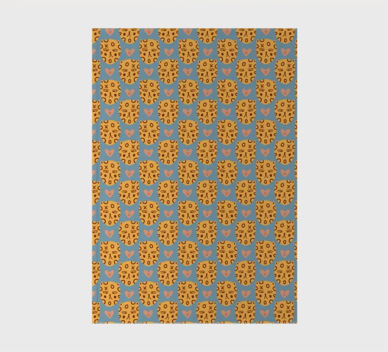 Tiger Pattern No 14 notebook by treechild