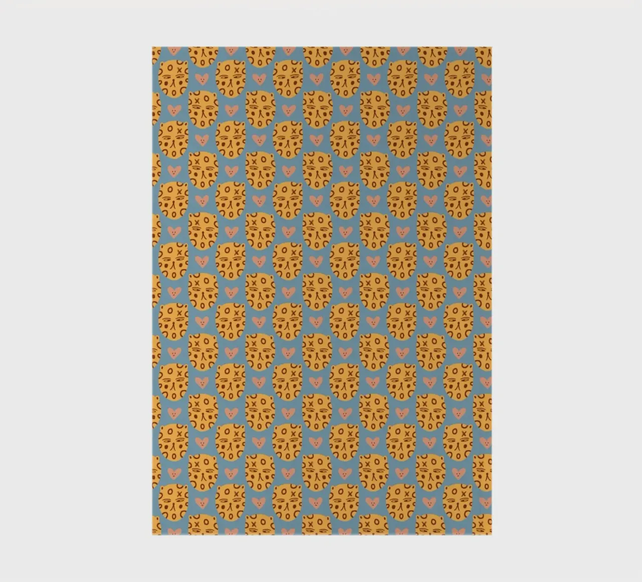 Tiger Pattern No 14 notebook by treechild