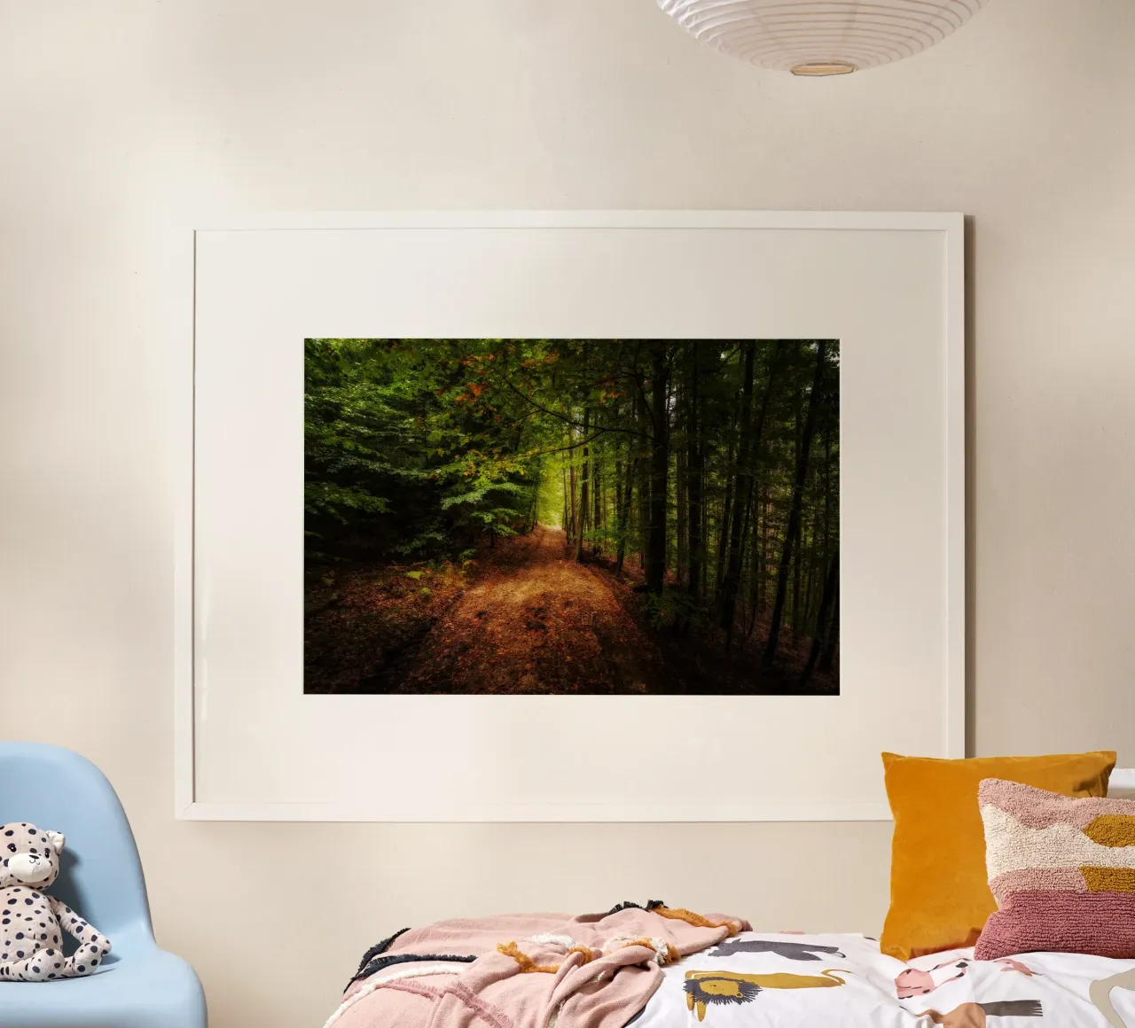 Geflüster der Herbstpfade Hahnemühle von PhotoVibe Decor