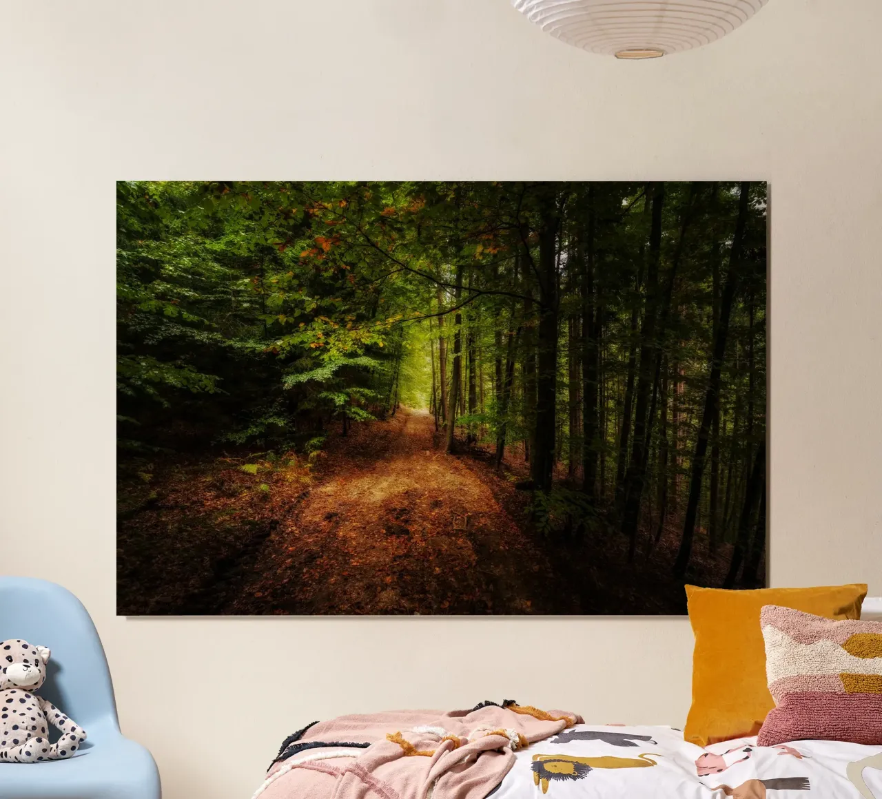 Geflüster der Herbstpfade Hahnemühle von PhotoVibe Decor