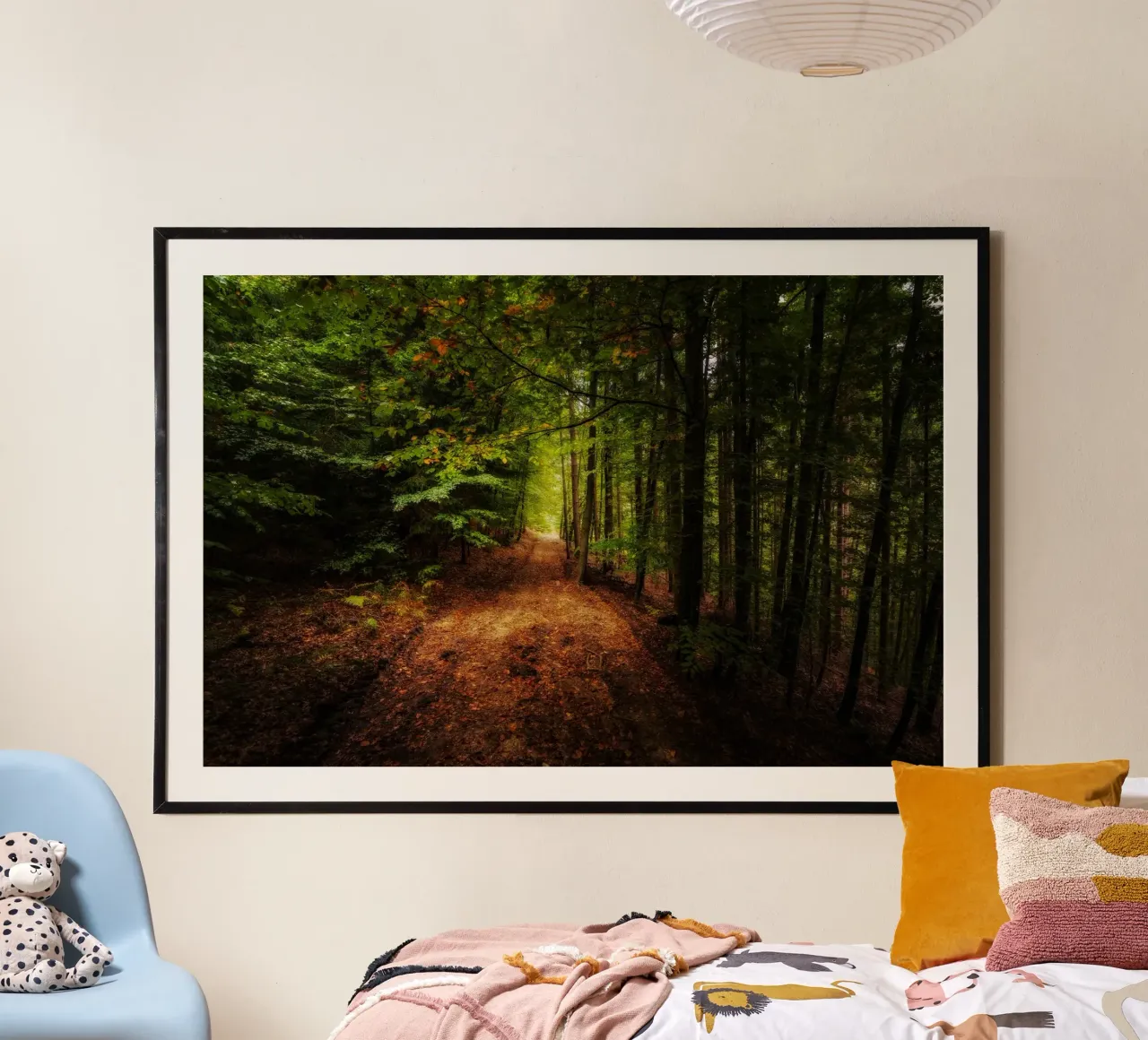 Geflüster der Herbstpfade Hahnemühle von PhotoVibe Decor