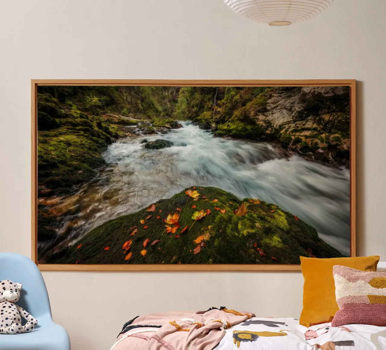Sussurri di sentieri d'autunno alluminio dibond da PhotoVibe Decor