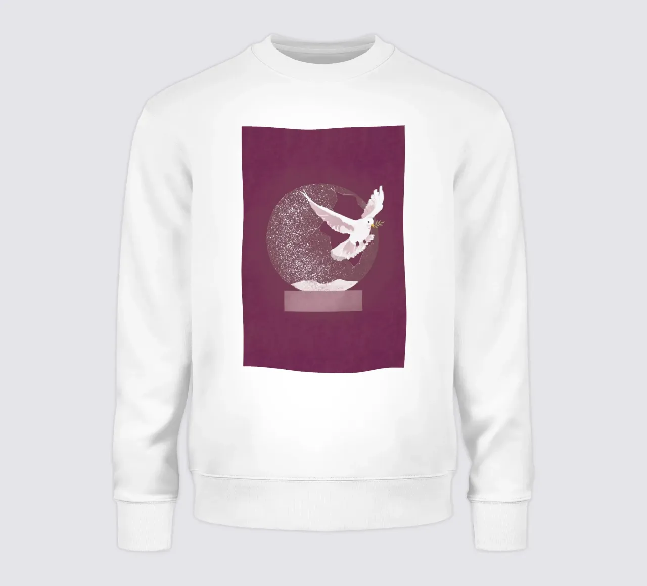 Snowglobe Dove felpa da Goed Blauw