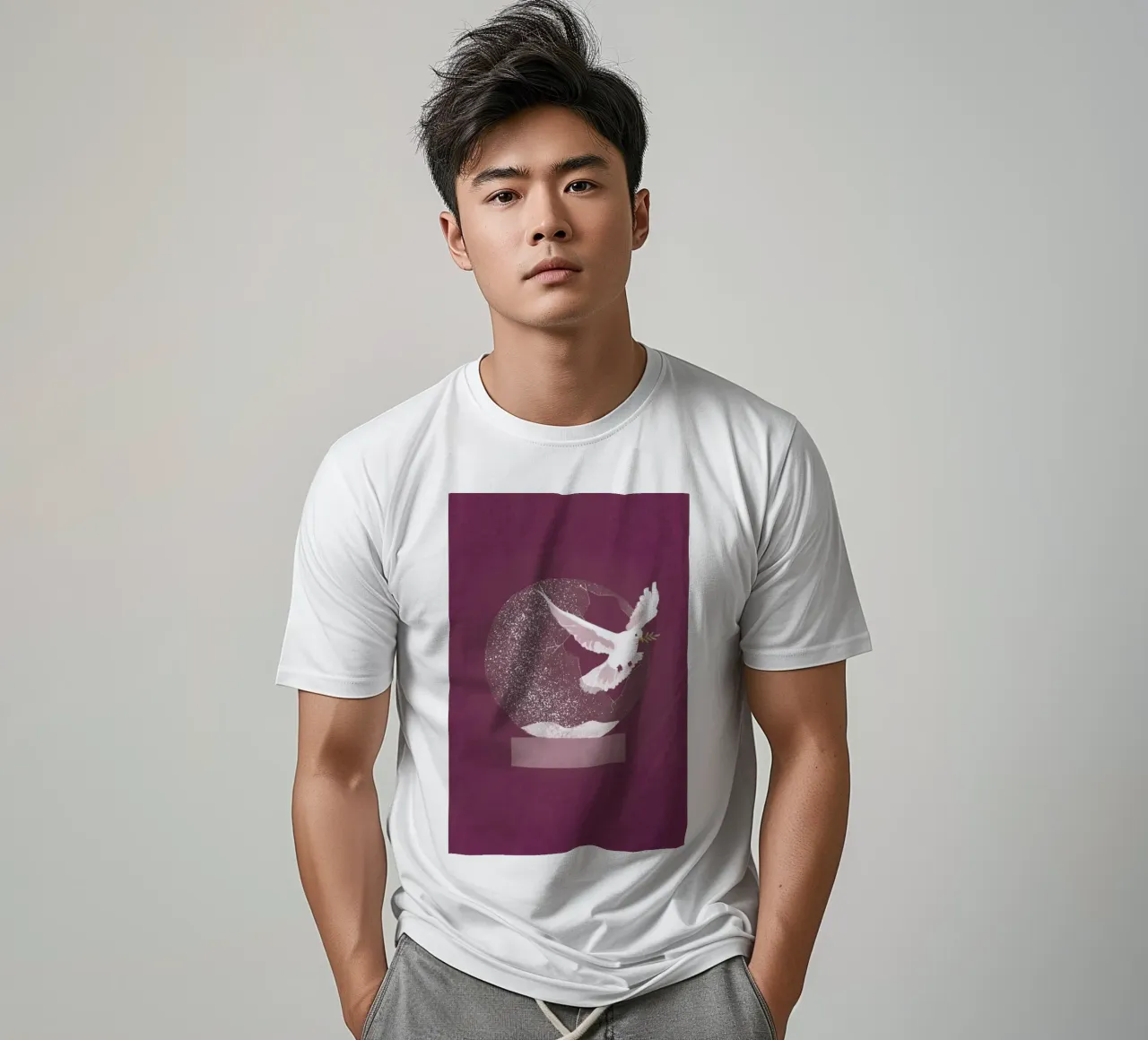 Snowglobe Dove t-shirt da Goed Blauw