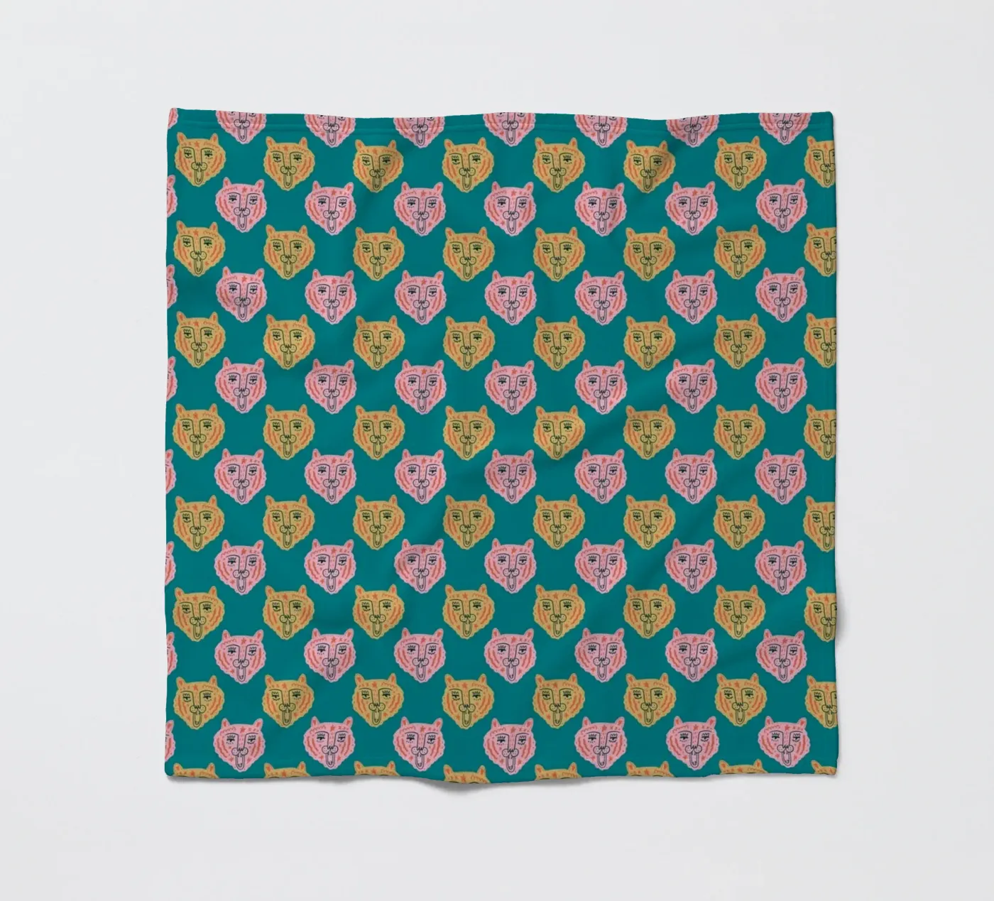 Tiger Pattern No 15 Fleecedecke von treechild