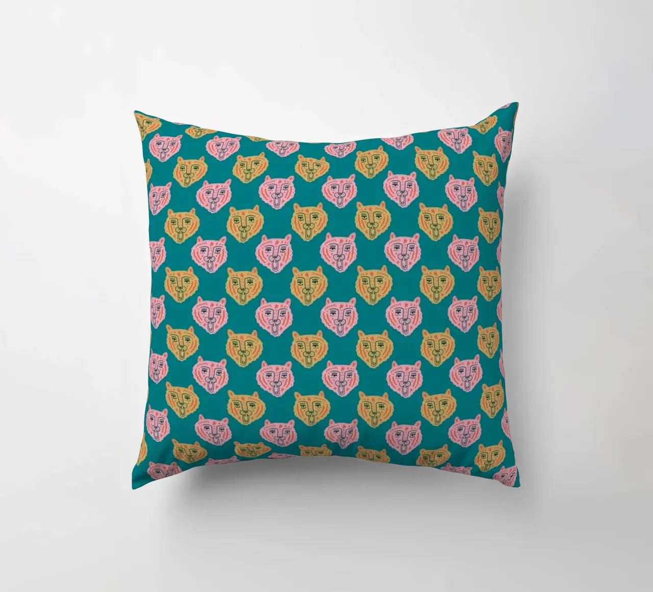 Tiger Pattern No 15 cuscino da treechild