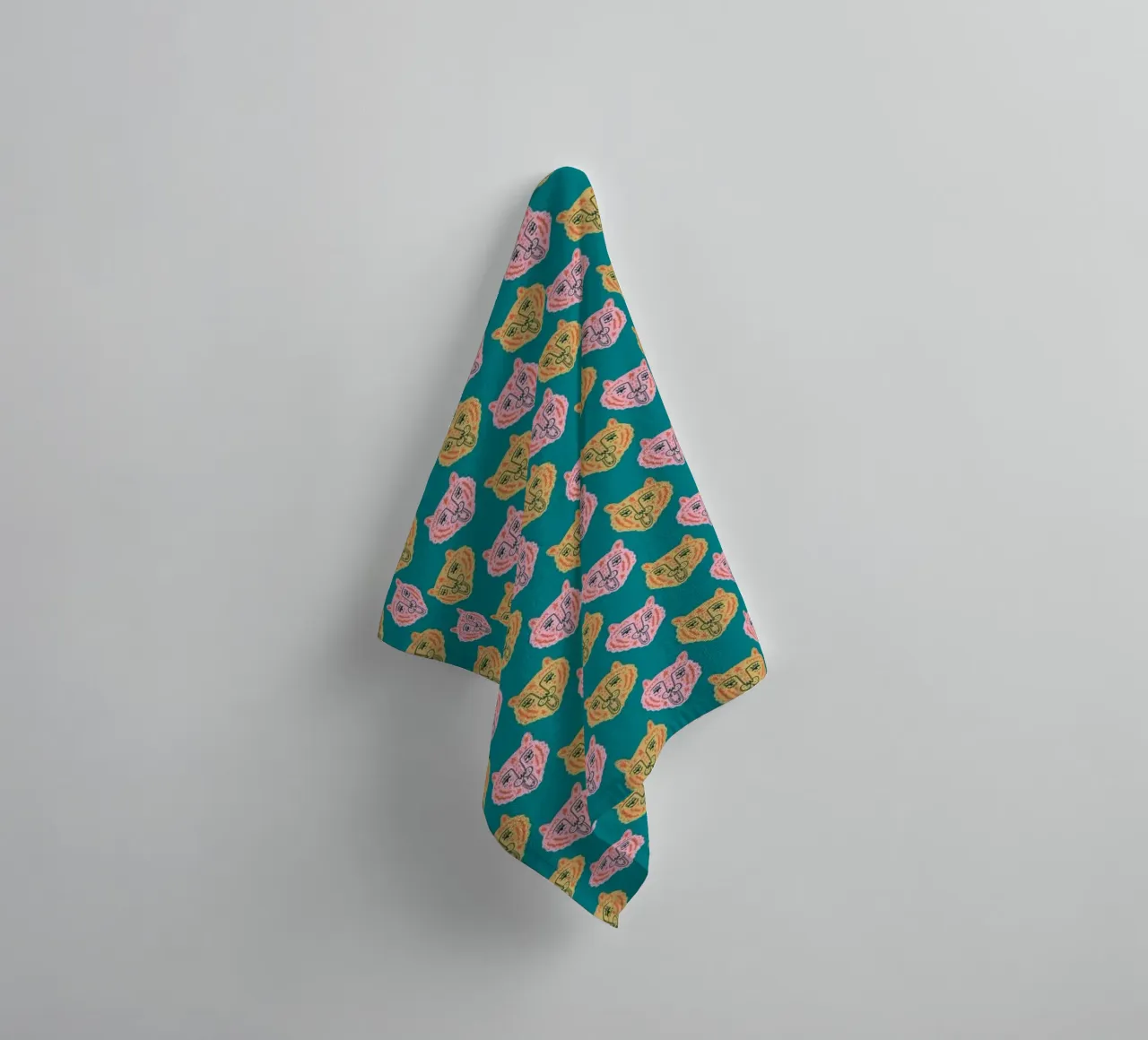 Tiger Pattern No 15 asciugamano da bagno da treechild