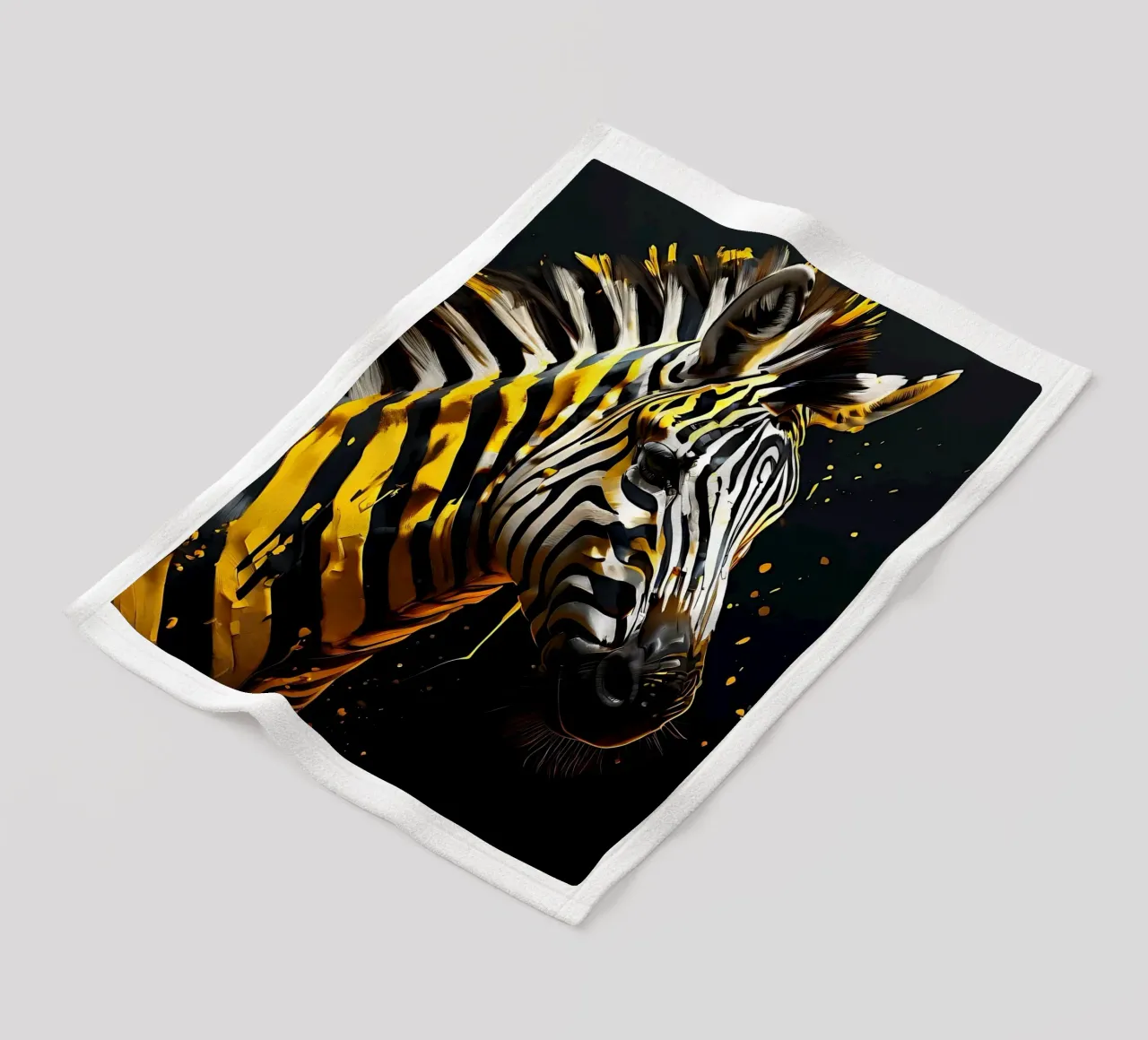 Stile_Zebra_G_1 coperta in pile da Tierisch bunt by LK