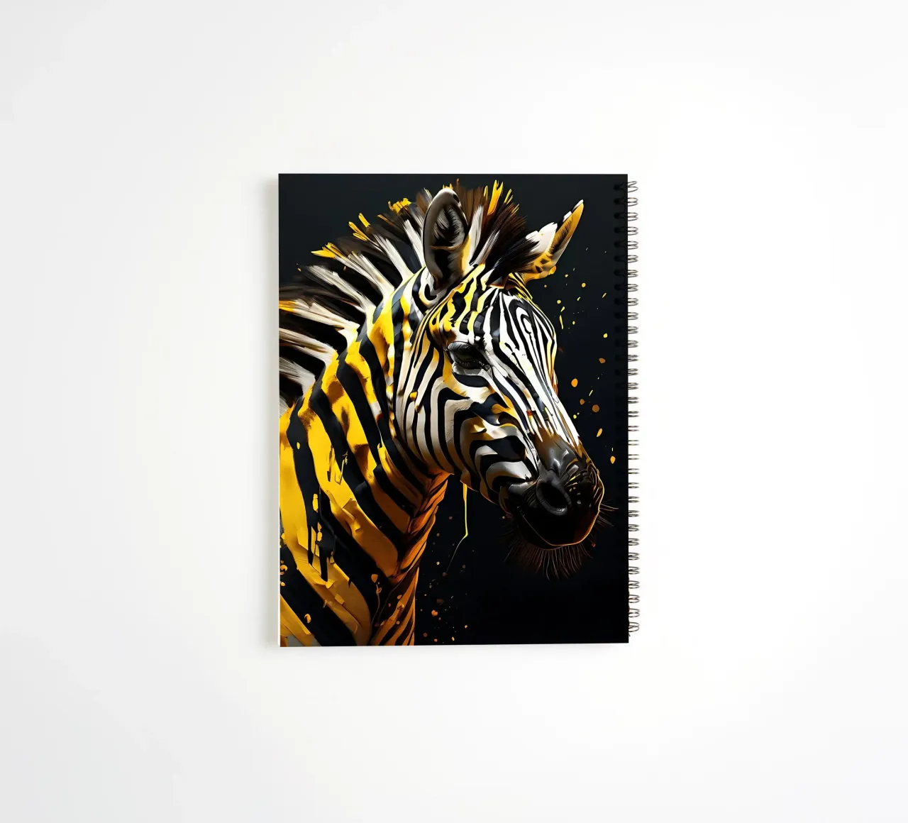 Zebra_style_G_1 spiral notebook by Tierisch bunt by LK