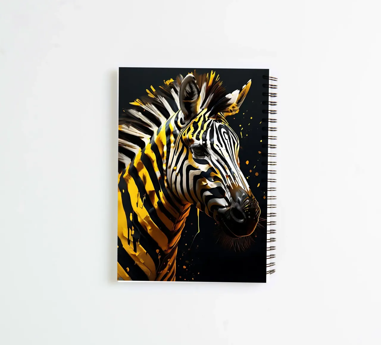 Zebra_style_G_1 spiral notebook by Tierisch bunt by LK