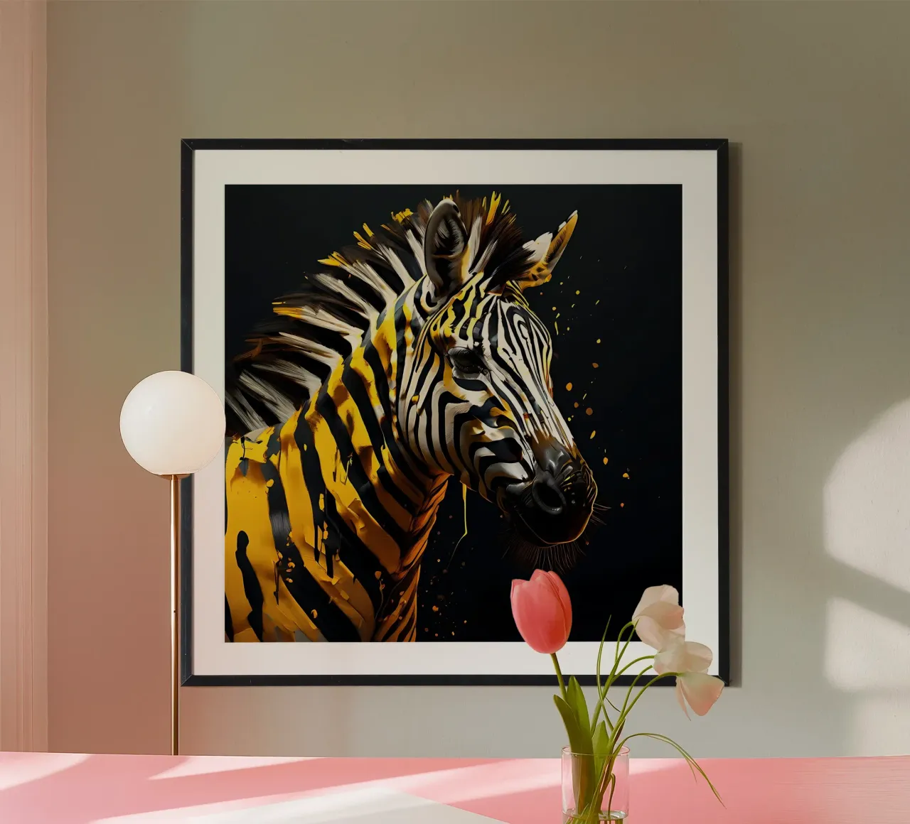 Stile_Zebra_G_1 carta hahnemühle da Tierisch bunt by LK