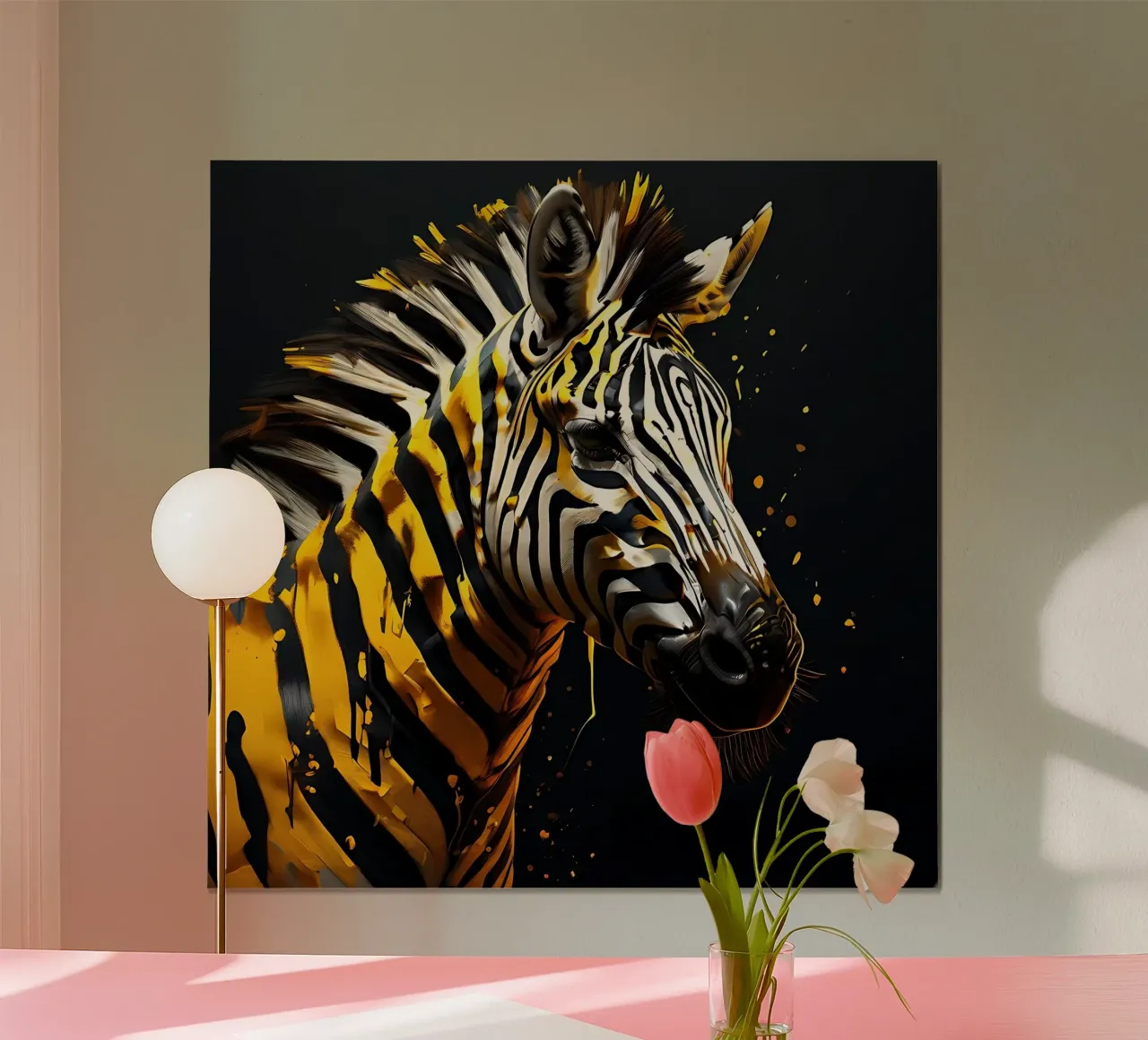 Stile_Zebra_G_1 carta hahnemühle da Tierisch bunt by LK