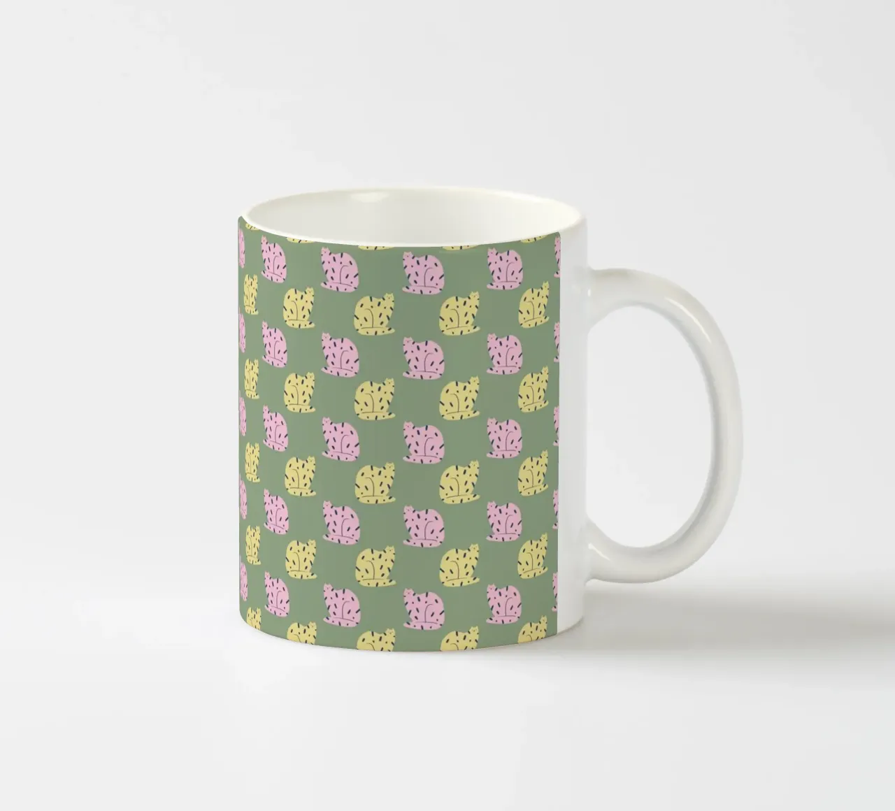 Tiger Pattern No 16 tazza in ceramica da treechild