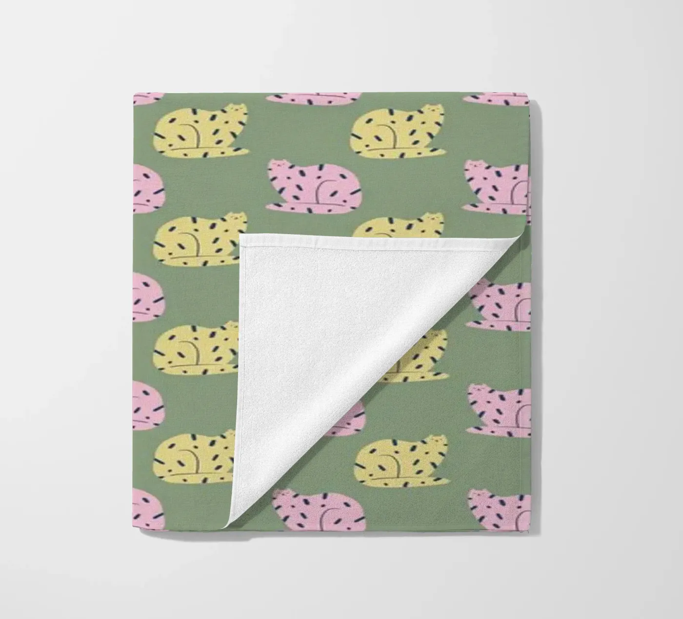 Tiger Pattern No 16 beach towel by treechild