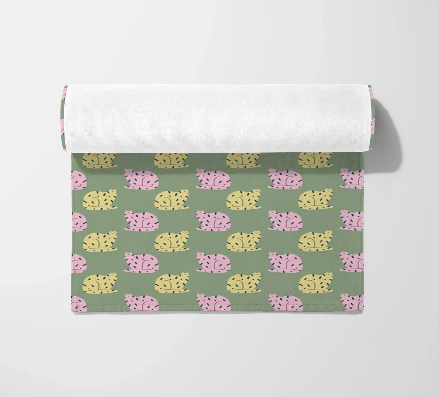 Tiger Pattern No 16 beach towel by treechild