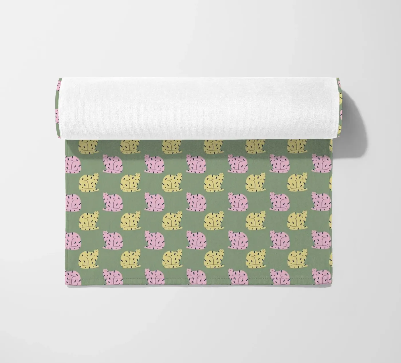 Tiger Pattern No 16 beach towel by treechild