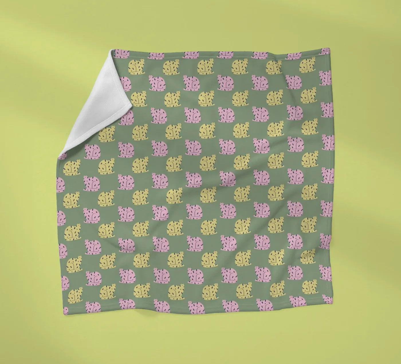 Tiger Pattern No 16 fleece blanket by treechild