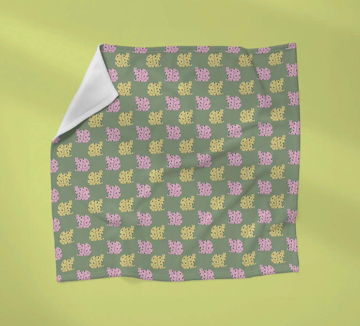 Tiger Pattern No 16 fleece blanket by treechild