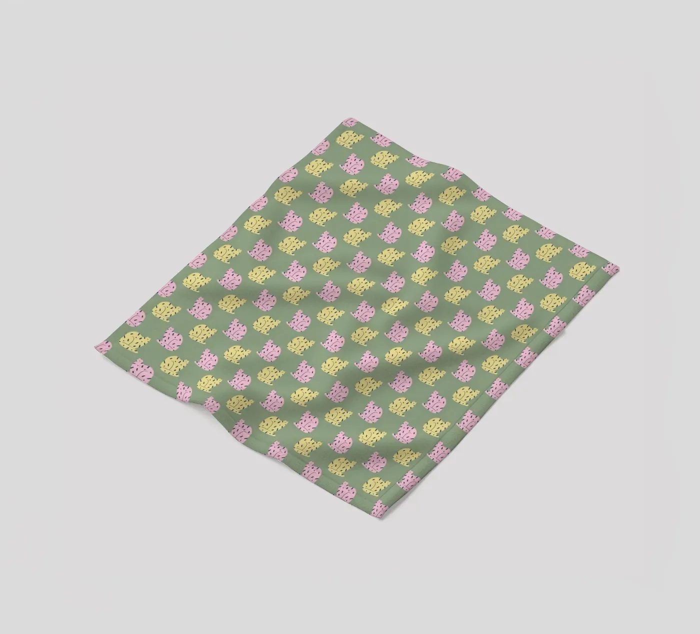 Tiger Pattern No 16 fleece blanket by treechild