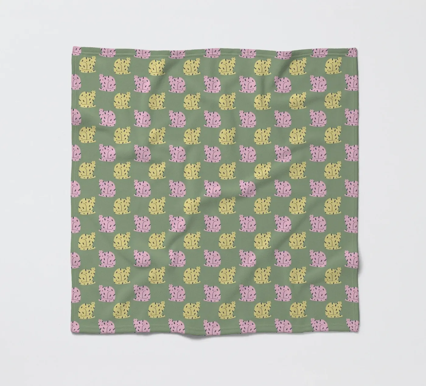 Tiger Pattern No 16 fleece blanket by treechild