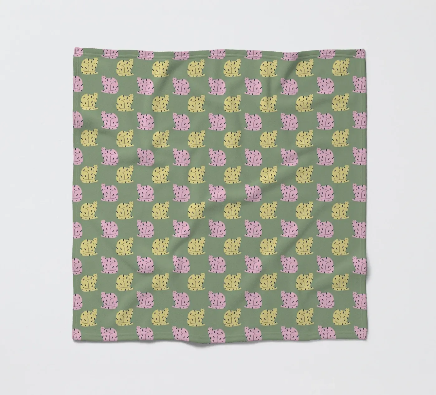 Tiger Pattern No 16 fleece blanket by treechild