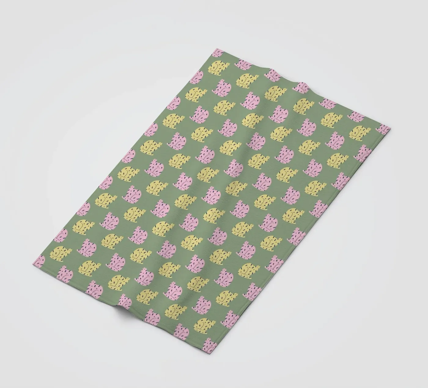 Tiger Pattern No 16 fleece blanket by treechild