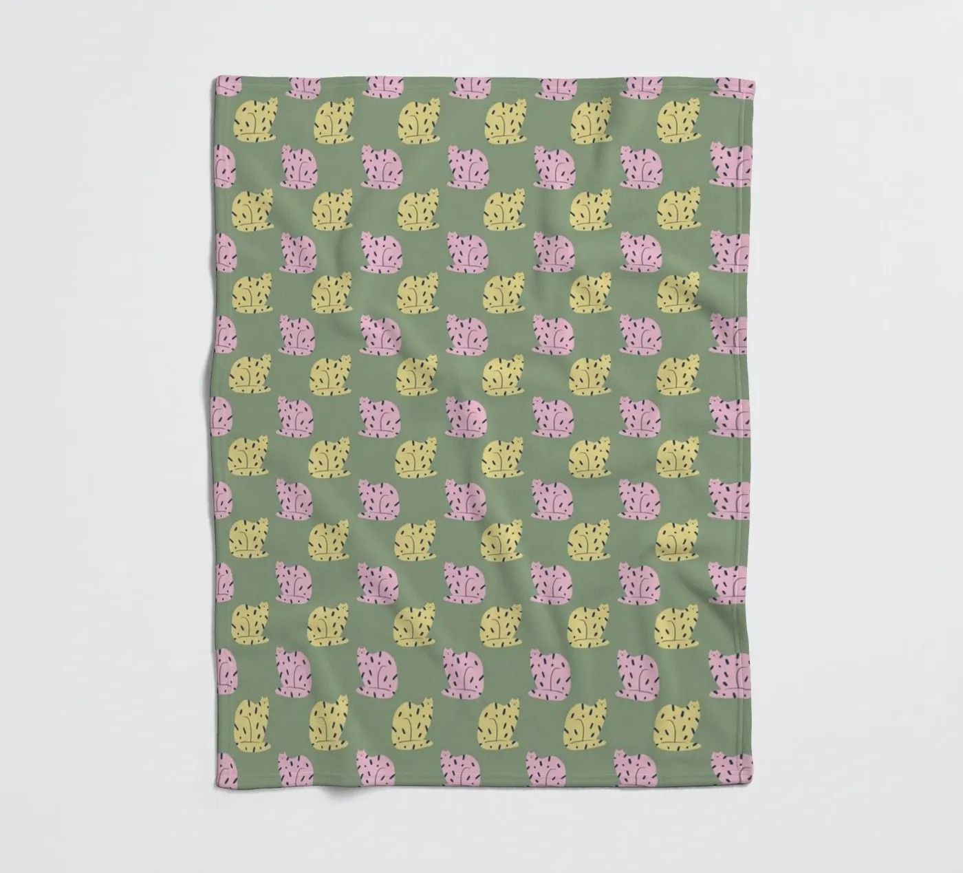 Tiger Pattern No 16 fleece blanket by treechild