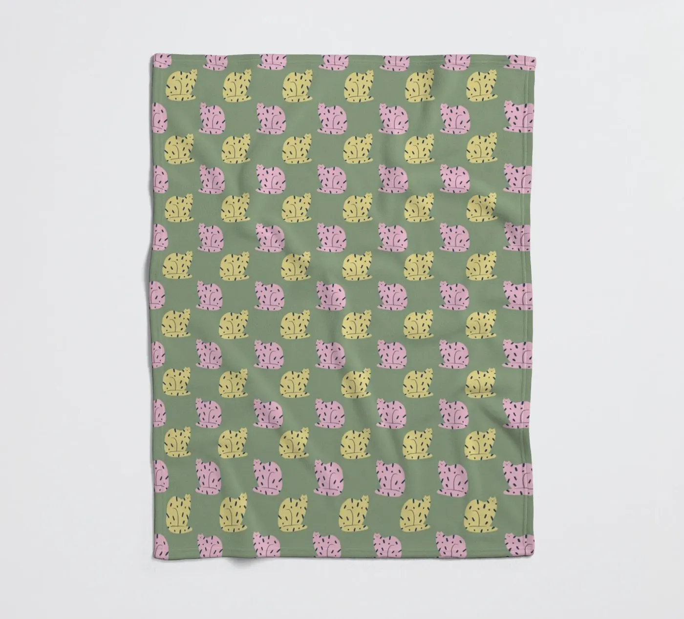 Tiger Pattern No 16 fleece blanket by treechild