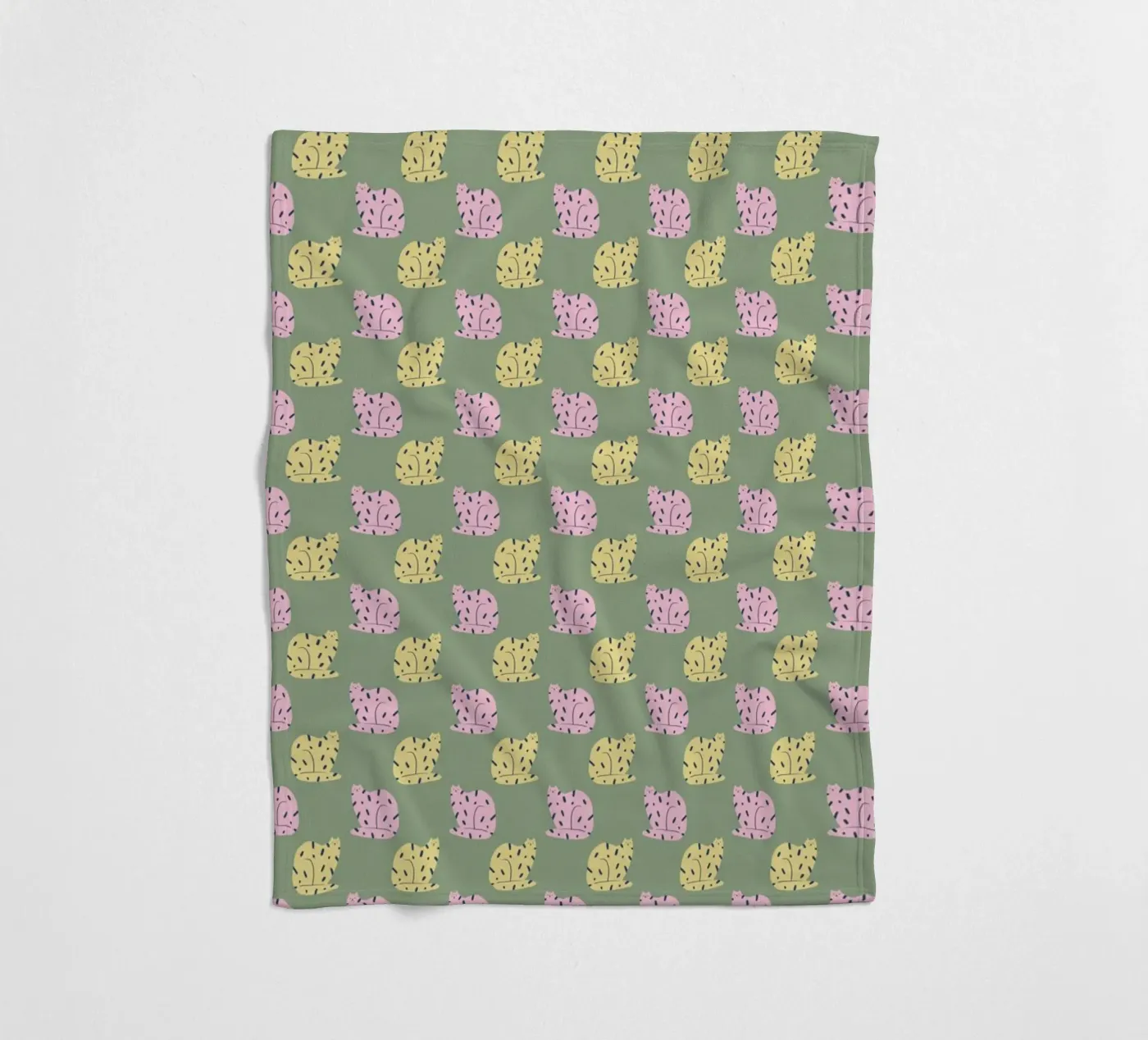Tiger Pattern No 16 fleece blanket by treechild