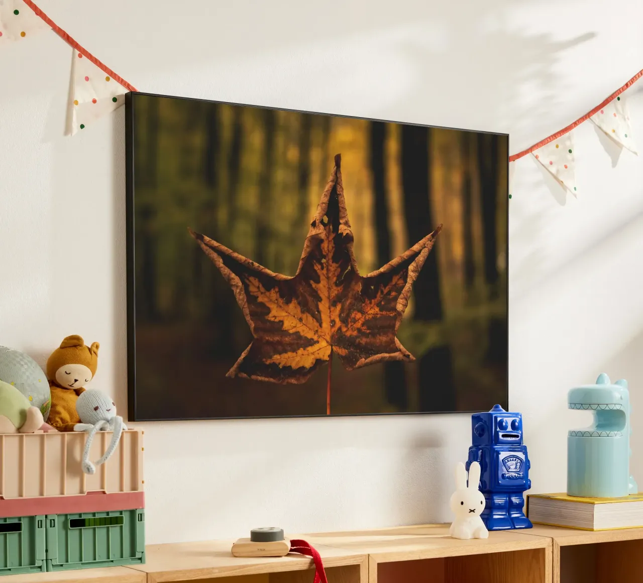 Sussurri di sentieri d'autunno alluminio dibond da PhotoVibe Decor