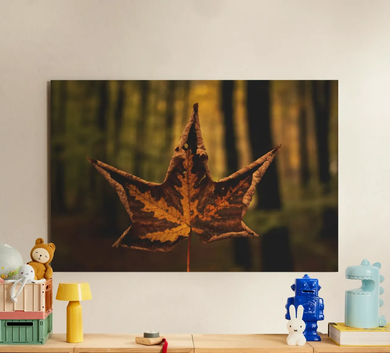 Sussurri di sentieri d'autunno alluminio dibond da PhotoVibe Decor