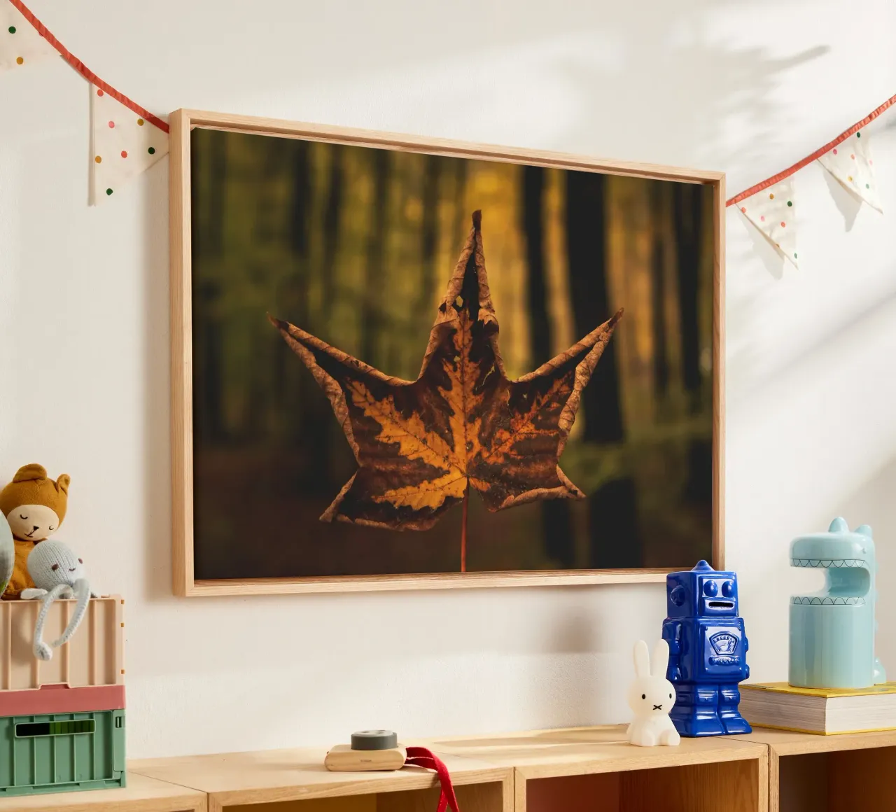 Sussurri di sentieri d'autunno tela da PhotoVibe Decor