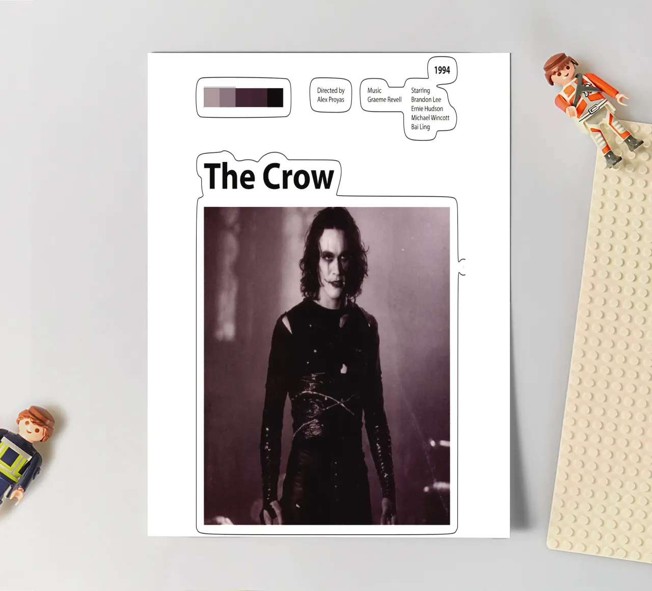 The Crow sticker sheet by 🎞 The Movie Wall