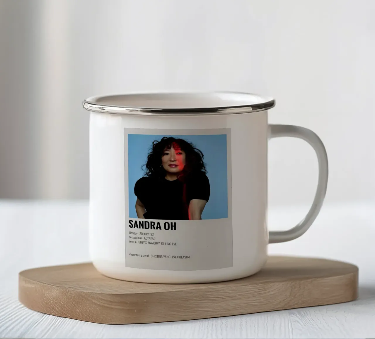 SANDRA OH tazza in smalto da MVFminimalist