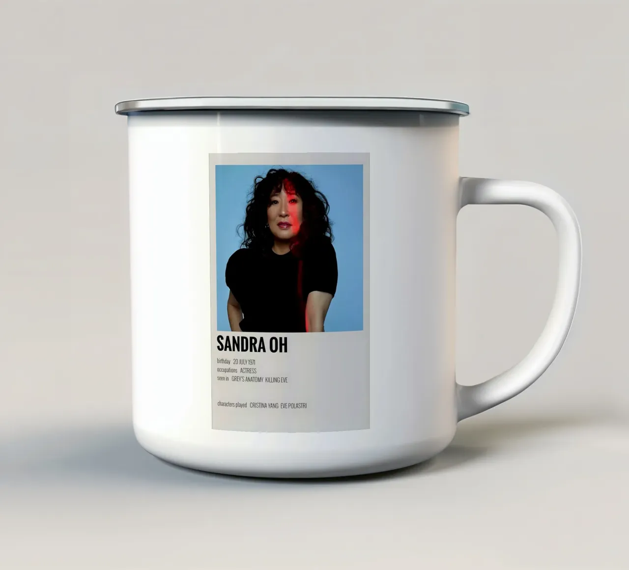 SANDRA OH tazza in smalto da MVFminimalist