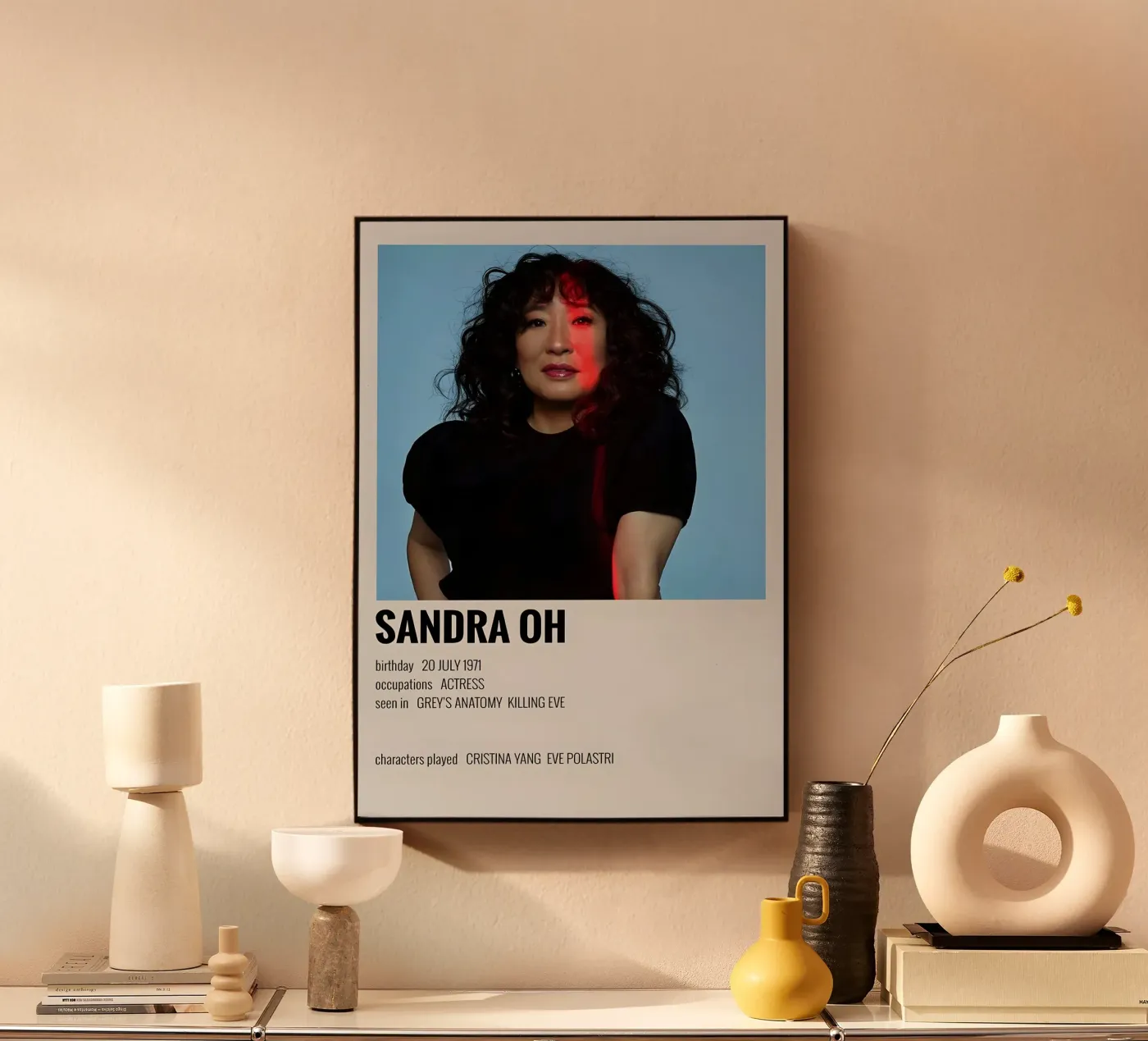 SANDRA OH Acryl-Glas von MVFminimalist