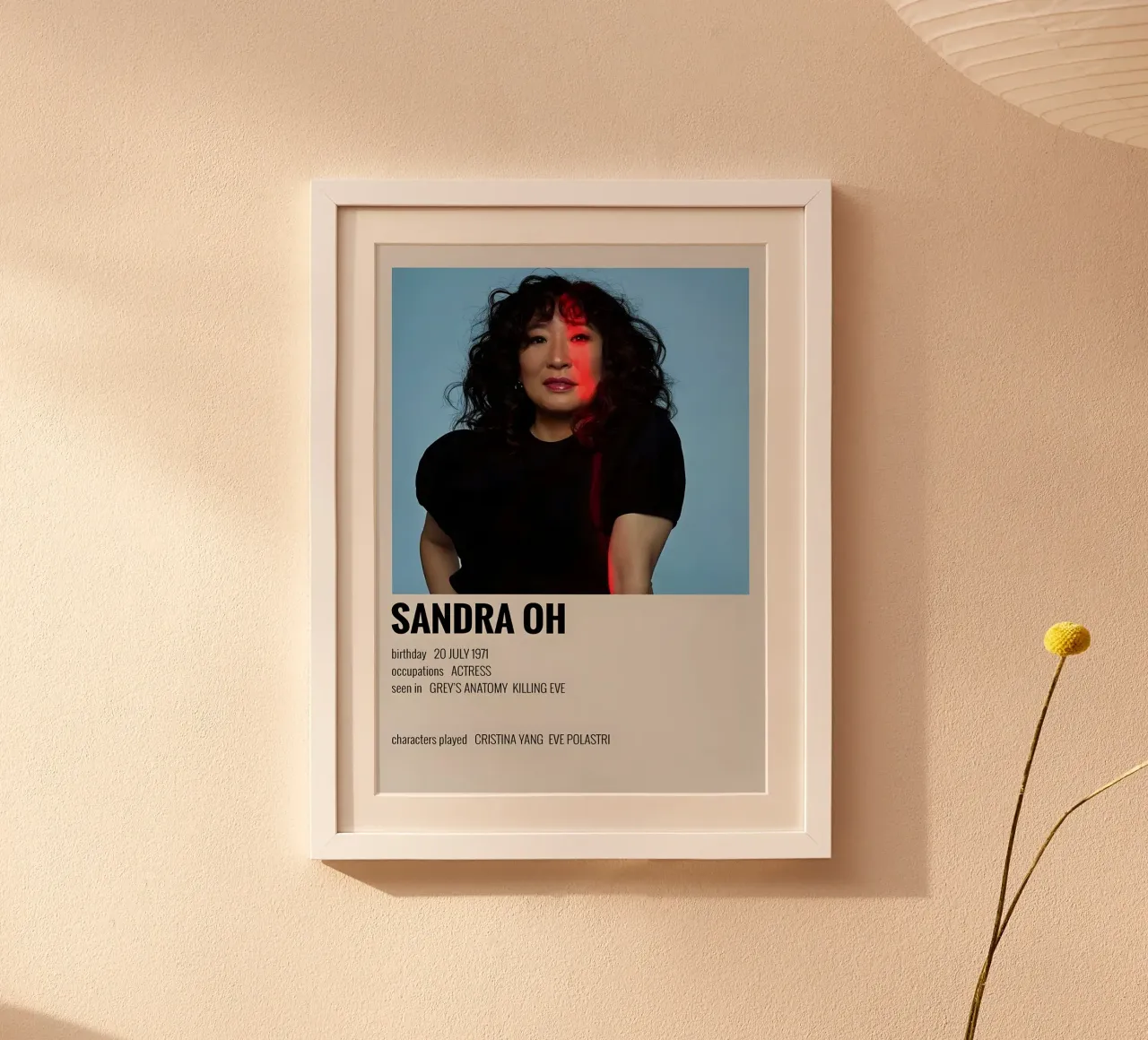 SANDRA OH poster da MVFminimalist