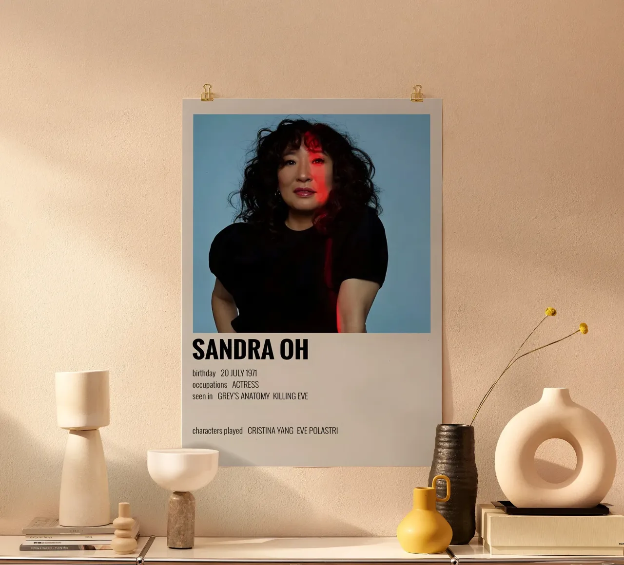 SANDRA OH poster da MVFminimalist