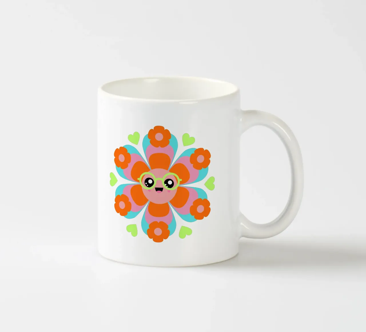 brillenblume Keramik Tasse von fummelhummel