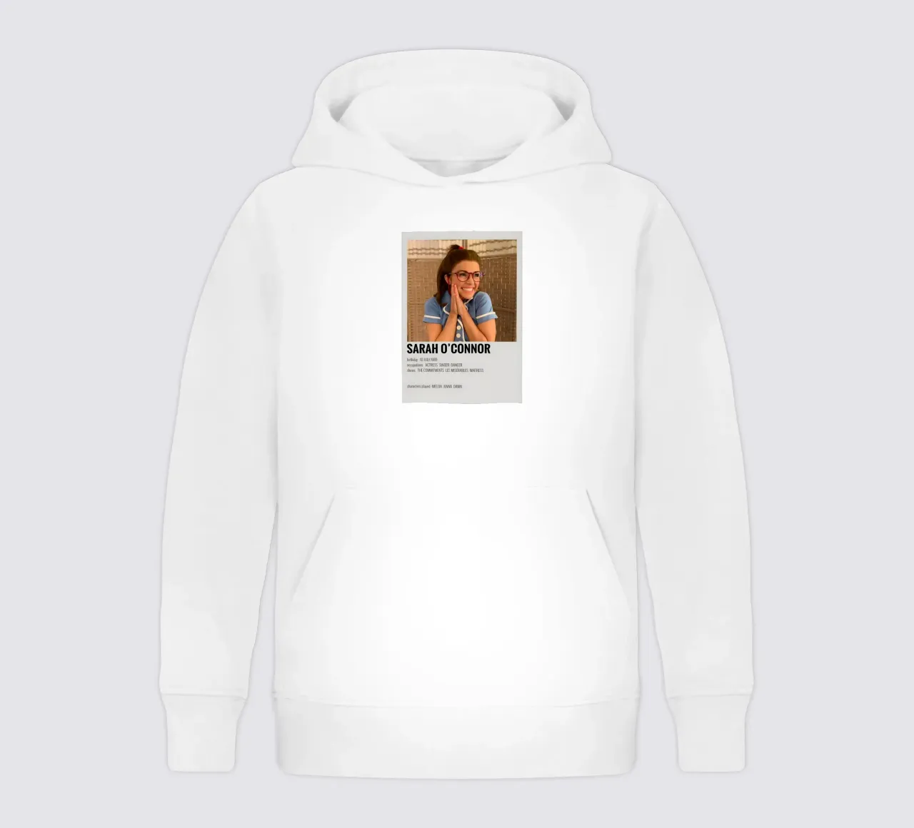 SARAH O'CONNOR felpa bambino con cappuccio da MVFminimalist