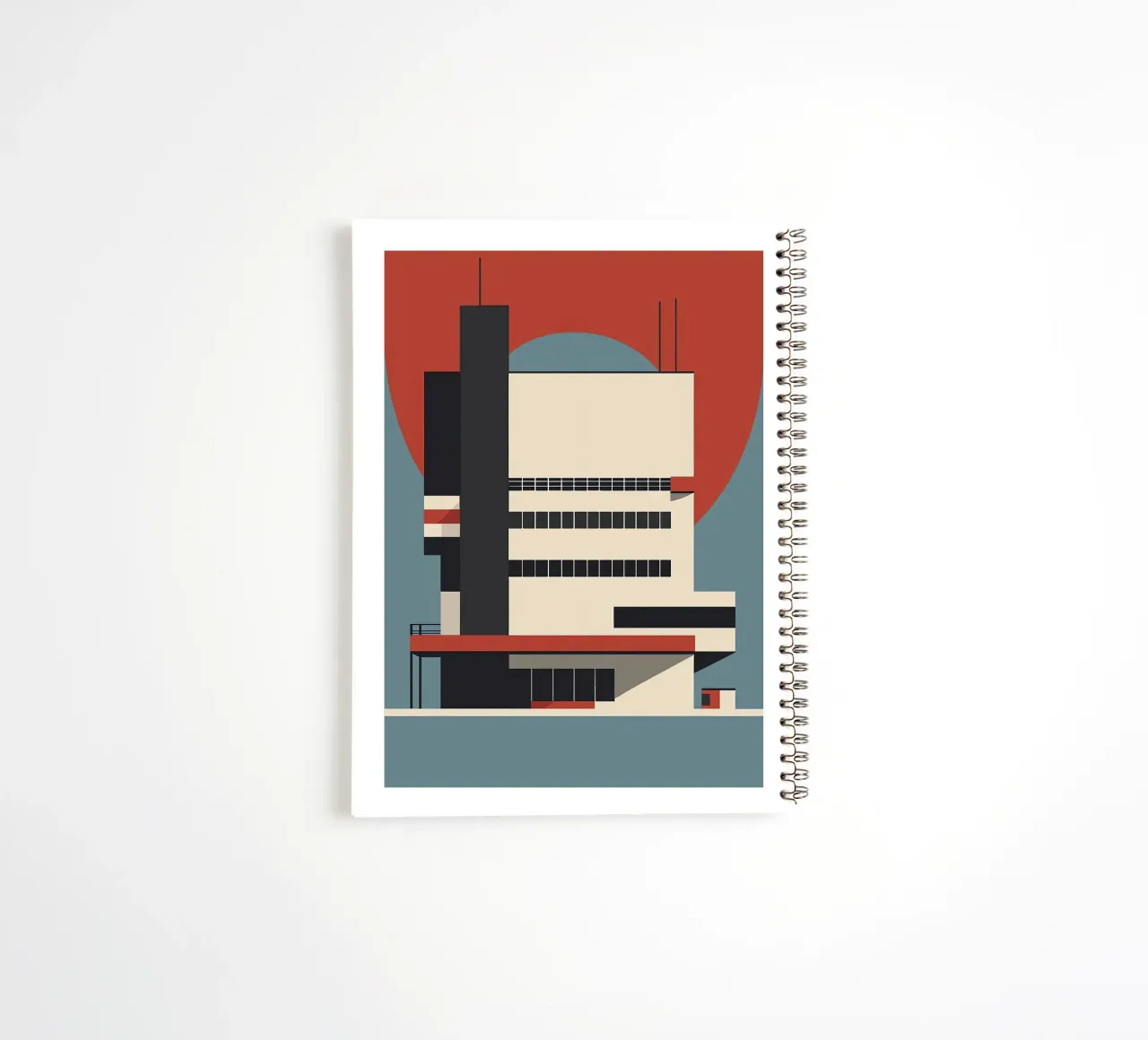 Bauhaus spiral notebook by Brooke