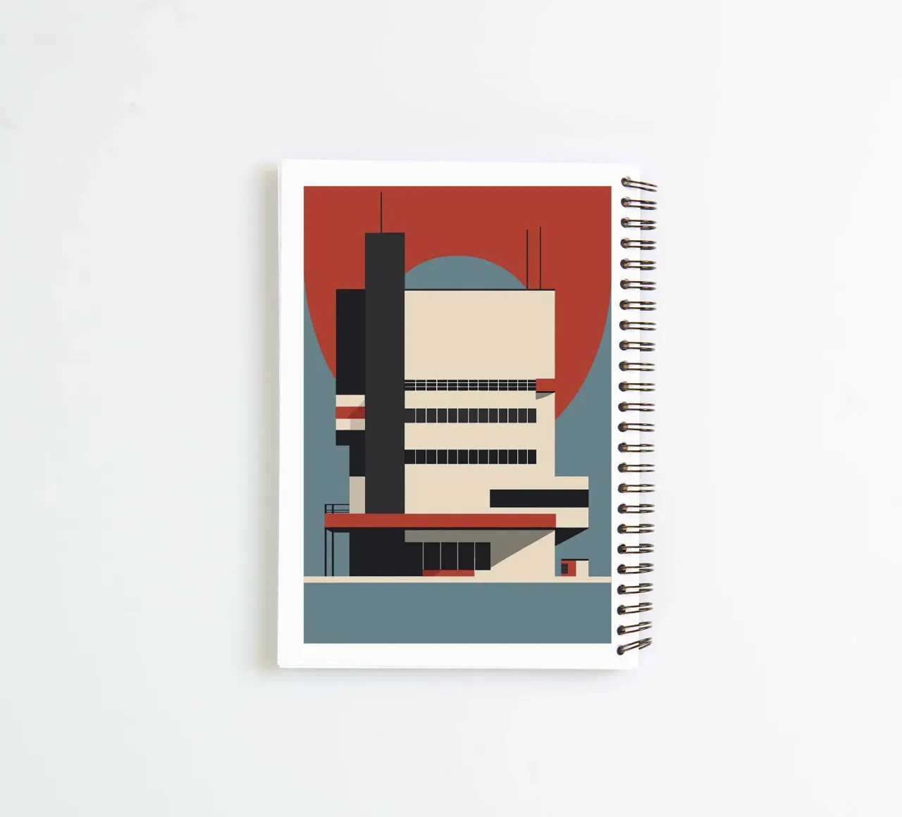 Bauhaus spiral notebook by Brooke