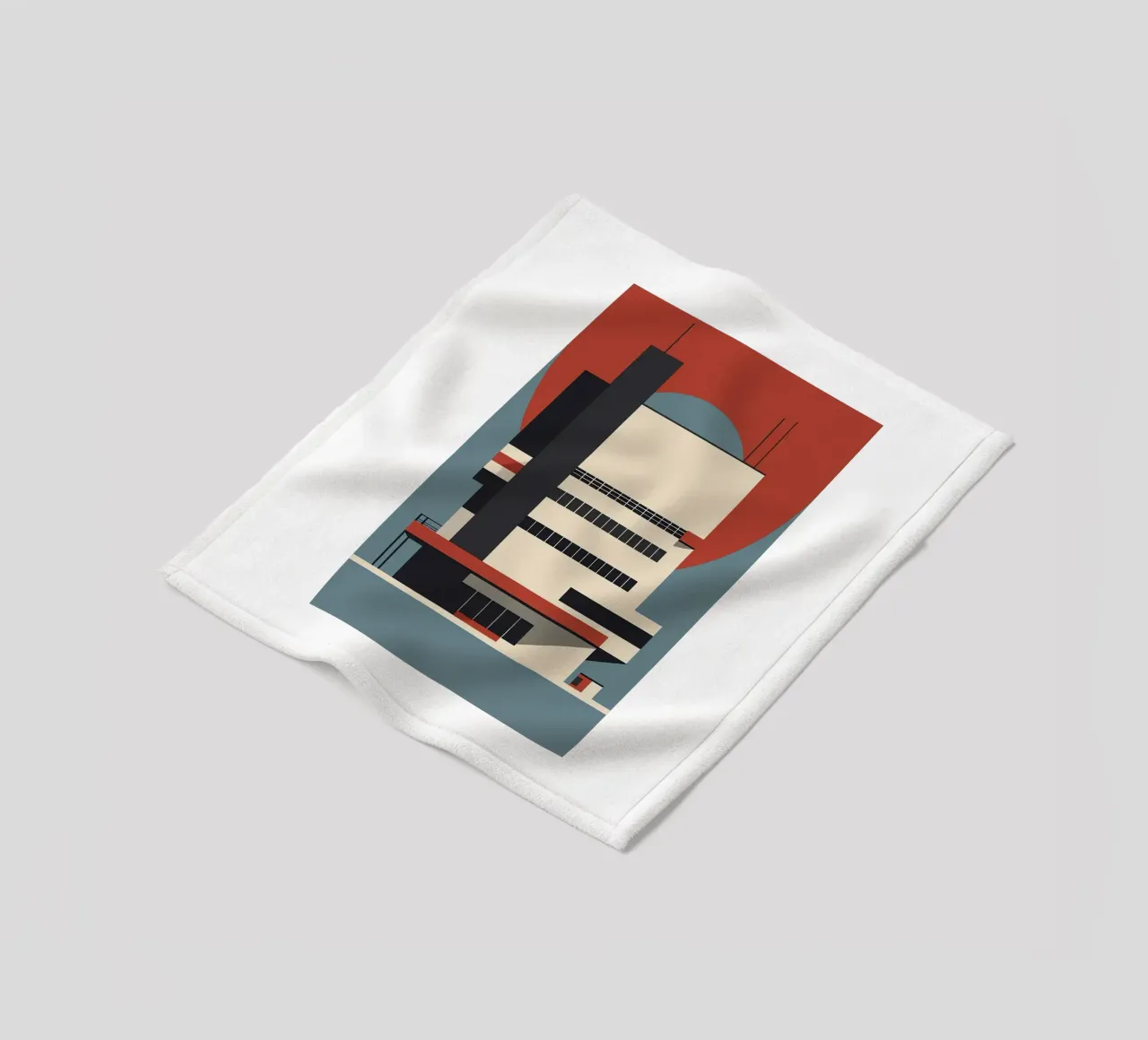 Bauhaus coperta in pile da Brooke