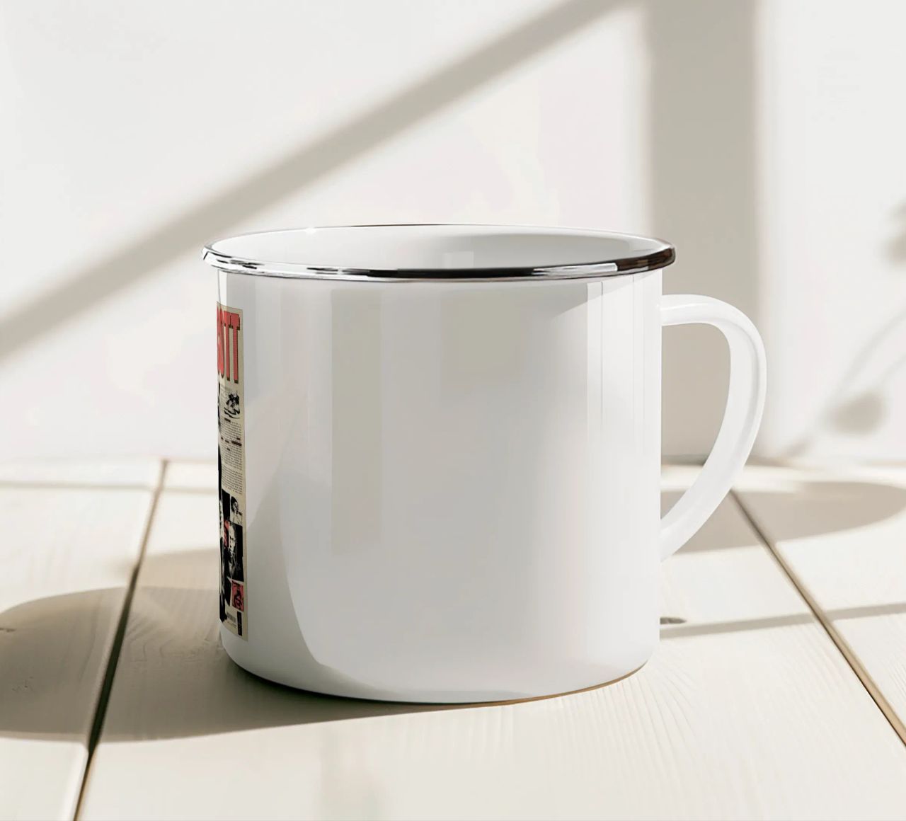 Travis Scott - Stile grunge tazza in smalto da Sigrid Rauuy